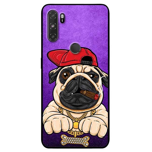Ốp lưng dành cho Vsmart Active 3 mẫu Pulldog Hiphop Nền Tím