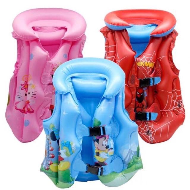 Áo phao tập bơi trẻ em hoạt hình (15-30kg)