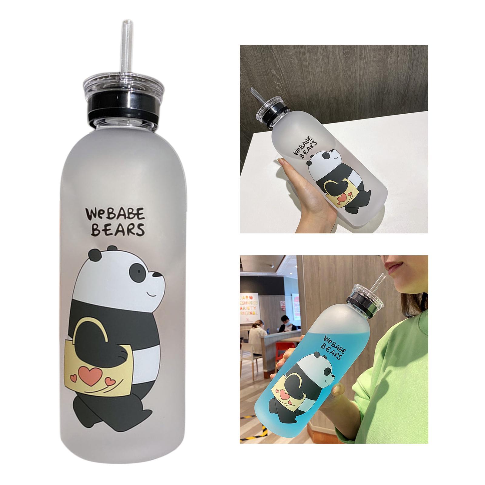 Cute Bear Straw Portable Gift Beverage Drinking