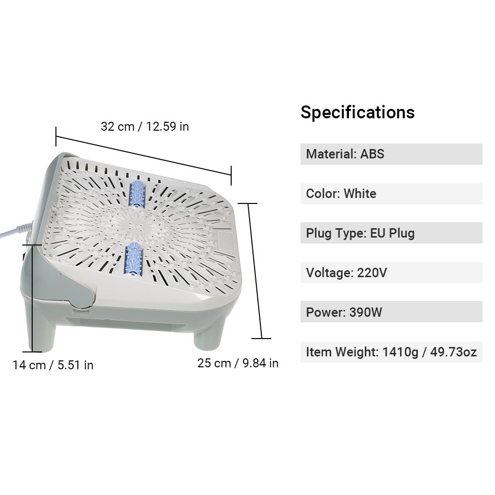 Máy làm ấm và mát xa chân đa chức năng Khử mùi ion âm