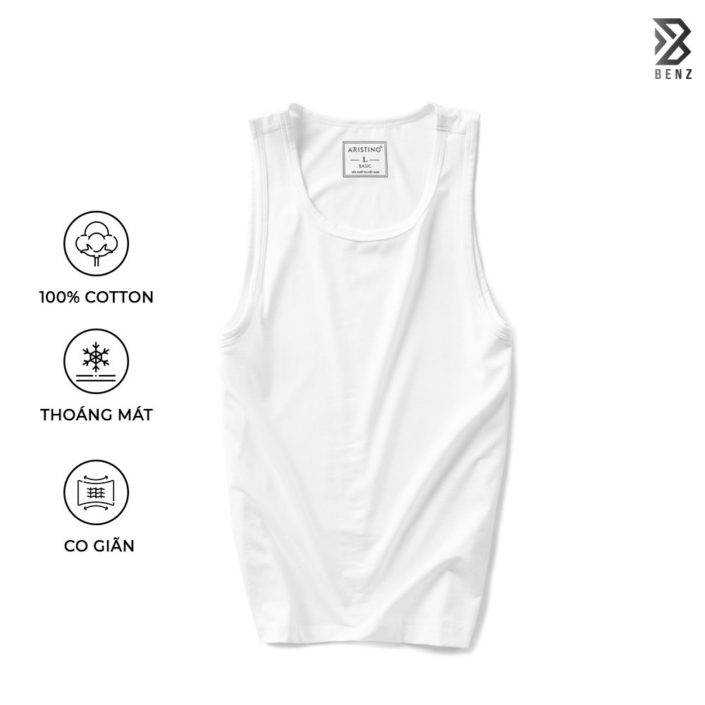 Áo ba lỗ nam chất liệu Cotton mềm mại, thoáng mát phù hợp mặc nhà và các hoạt động vận động thể thao BC21