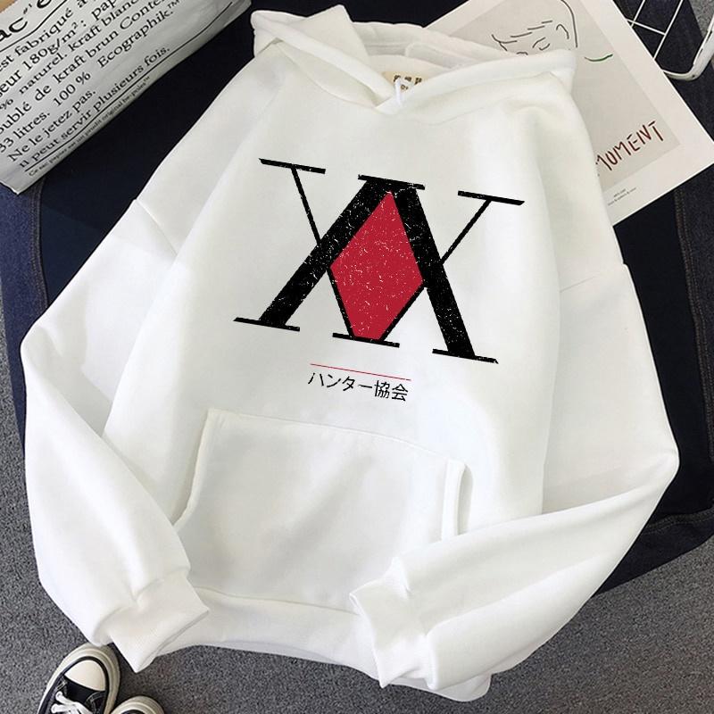 Anime Hunter X Hunter Áo Hoodie Nam Nữ Dài Tay Anime Manga Kurapika HxH Quỷ Mắt Hoodie Chui Đầu Cao Cấp Quà