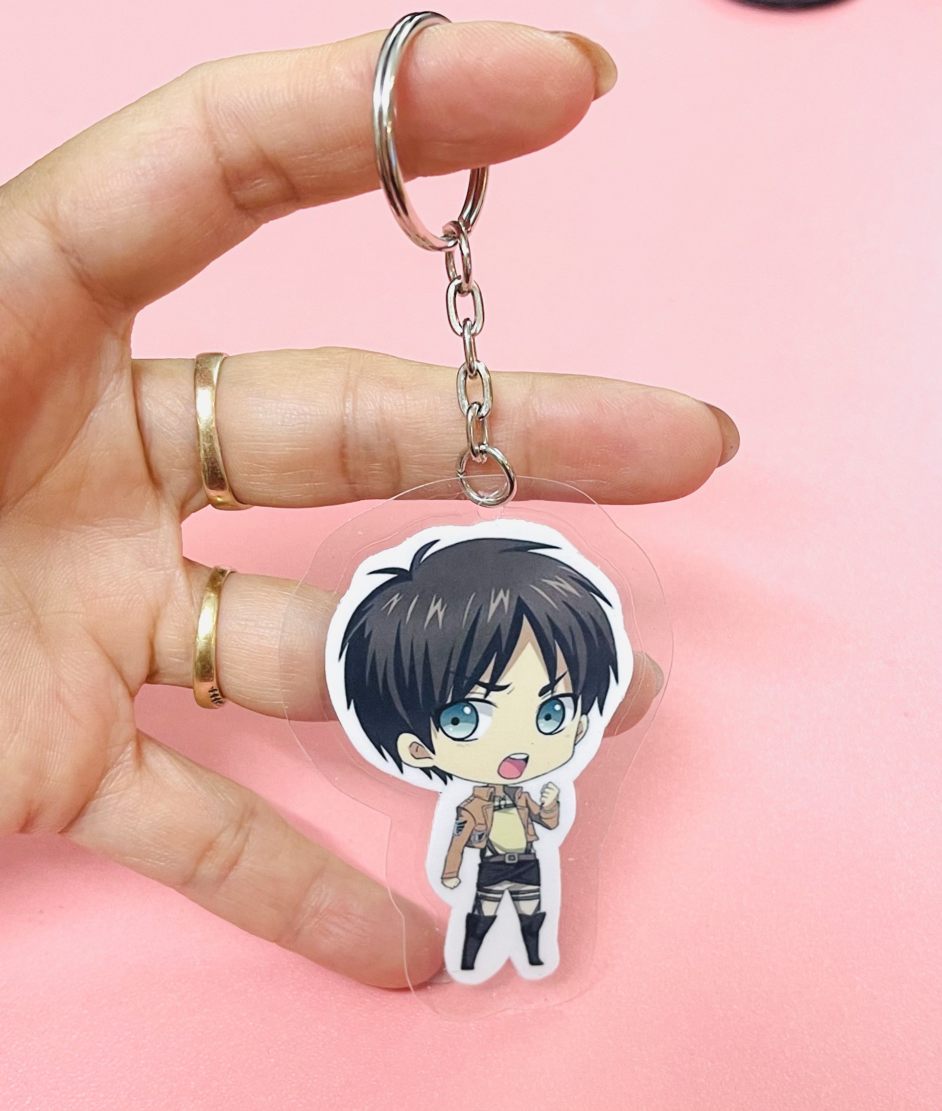 Set 8 Móc khóa cắt tỉa Attack On Titan
