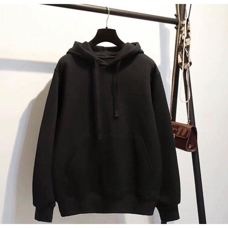 ÁO NỈ HOODIE TRƠN BASSIC FORM UNISEX ( Ảnh thật ) - Hogoto shop