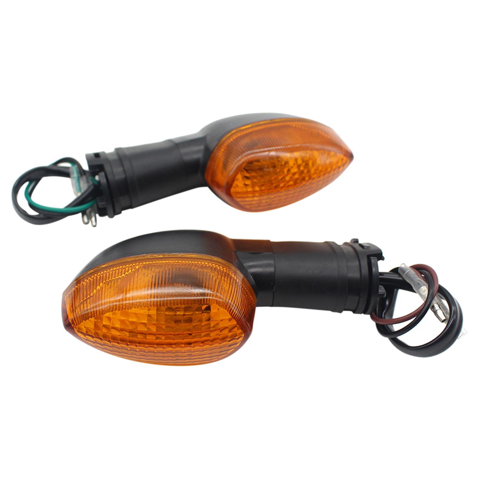 1 Pair Motorcycle Indicator Light for 2014-2015 ACC Orange