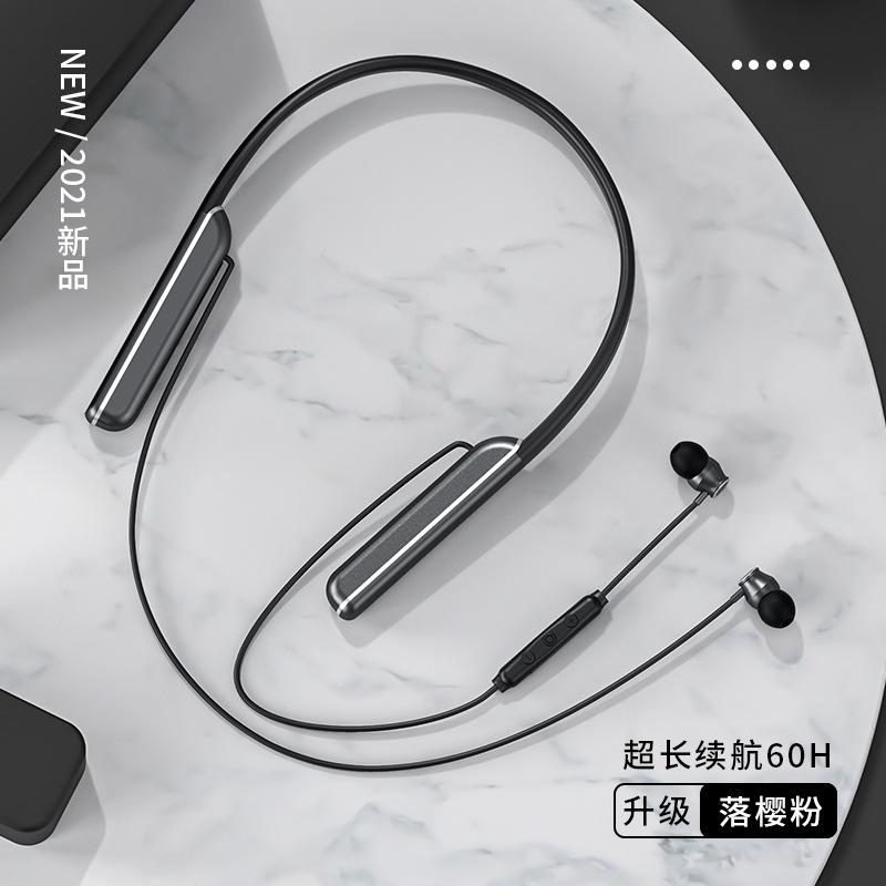 Tai nghe bluetooth không dây treo cổ được ưa chuộng nhất năm mới thể thao chạy bộ in-ear cổ treo pin lớn và thời lượng pin dài
