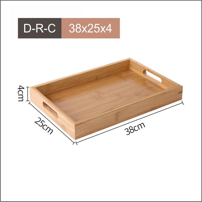 ( Kho Sỉ ) Khay trà gỗ, khay gỗ đựng đồ ăn chụp ảnh decor, hình chữ nhật - khay gỗ decor sồi cao cấp, dày dặn bền đẹp