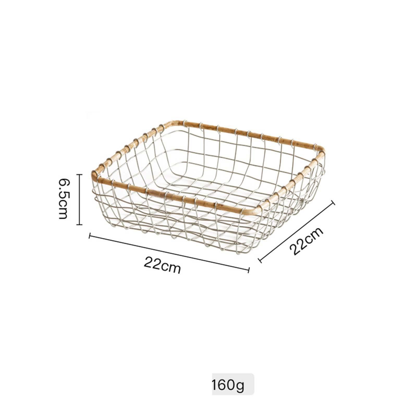 Fruit Basket Wire Basket Desk Creative Countertop Chicken Egg Storage Basket