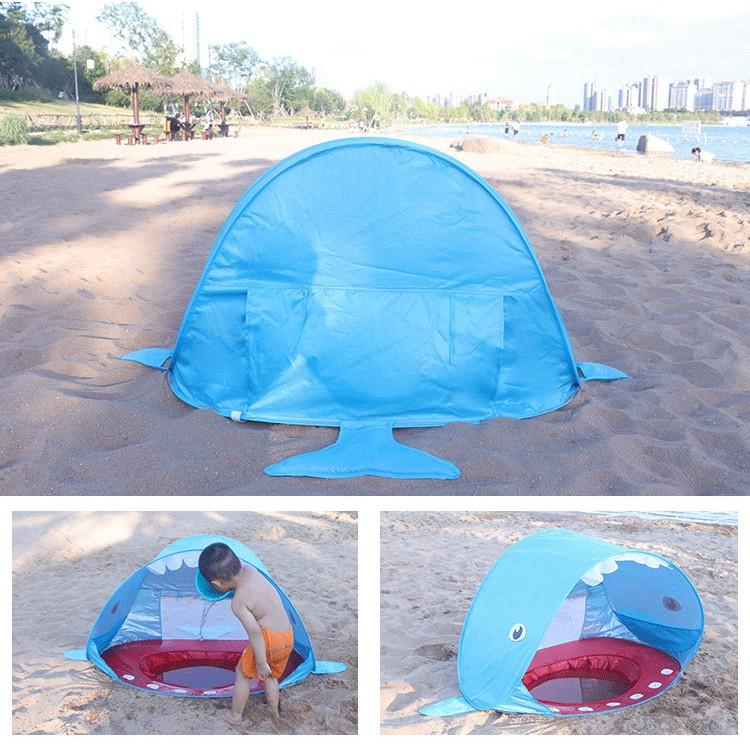 Lều Hố Cát Beach Shark chống bỏng da đi biến cho Bé - Home and Garden