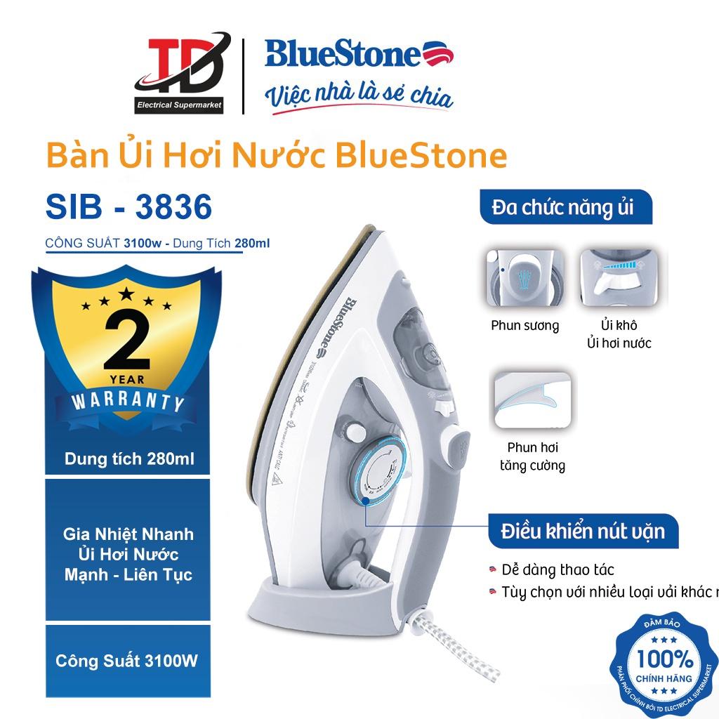 Bàn Ủi Hơi Nước BlueStone SIB-3836 (3100W) - Hàng chính hãng