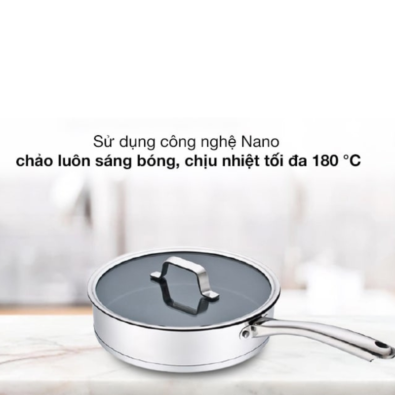 Chảo inox Kangaroo chống dính KG01F1