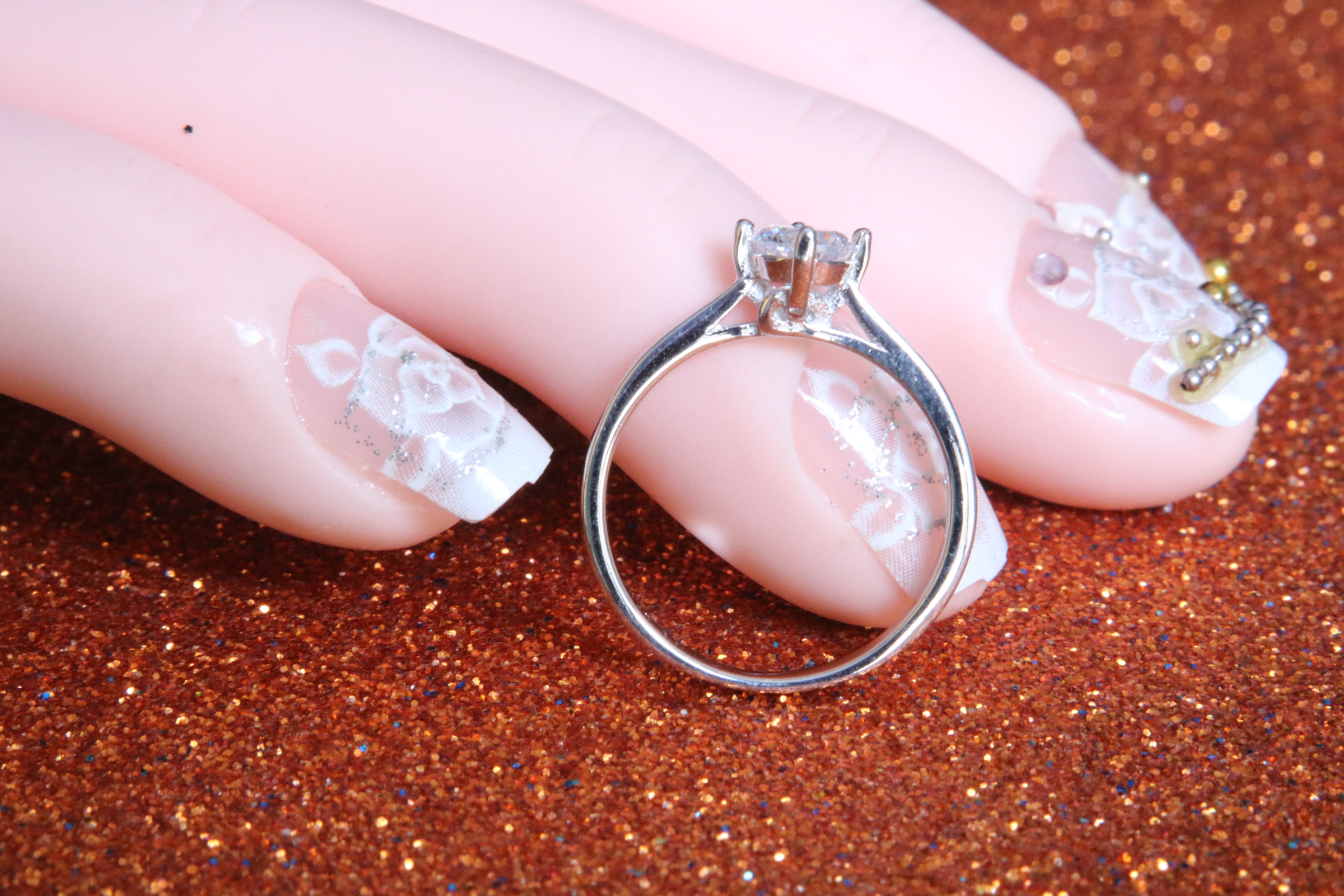 Nhẫn bạc nữ SaLa Love