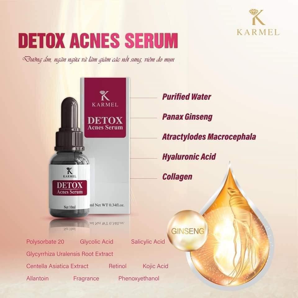 Serum Karmel Detox Acnes Kamel 10ml - Ngừa Mụn Hiệu Quả Cao ( mẫu mới )