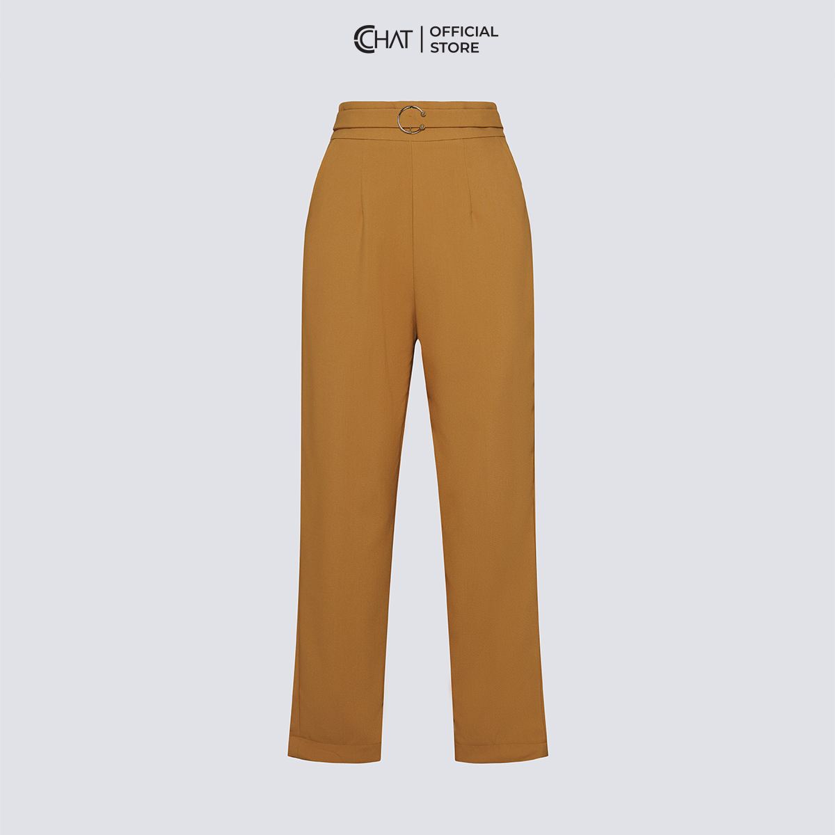 Quần Baggy Nữ Cạp Kẹp Sườn Kiểu Chất Tuytsi Cao Cấp 13QDS2007BT