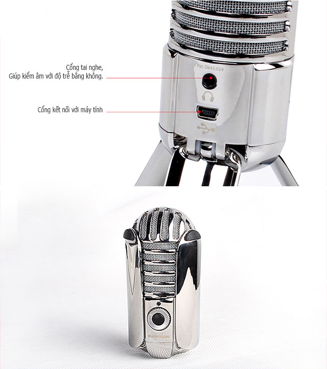 Hình ảnh Micro Thu Âm USB - Samson Meteor Mic - Hàng chính hãng 