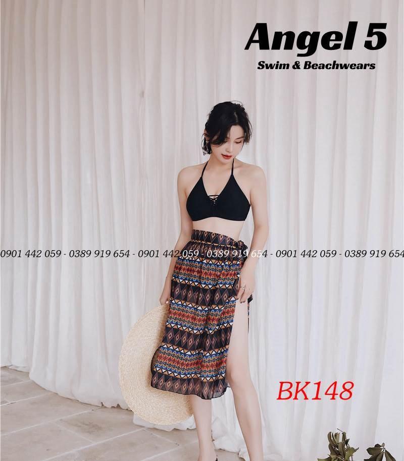 Set bikini kèm váy maxi BK148