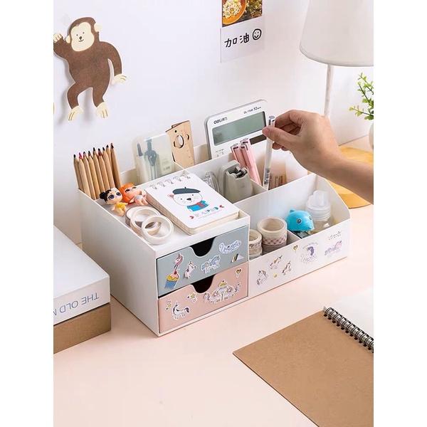 Tủ nhựa đựng đồ trang điểm,decor bàn
