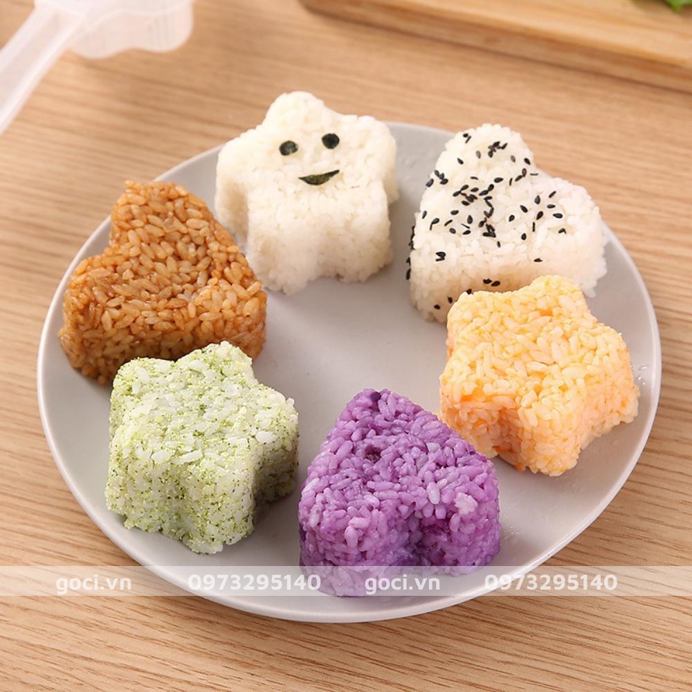 Khuôn làm cơm bento, ép cơm nắm origini sáng tạo ngộ nghĩnh cho bé thích thú mỗi bữa ăn