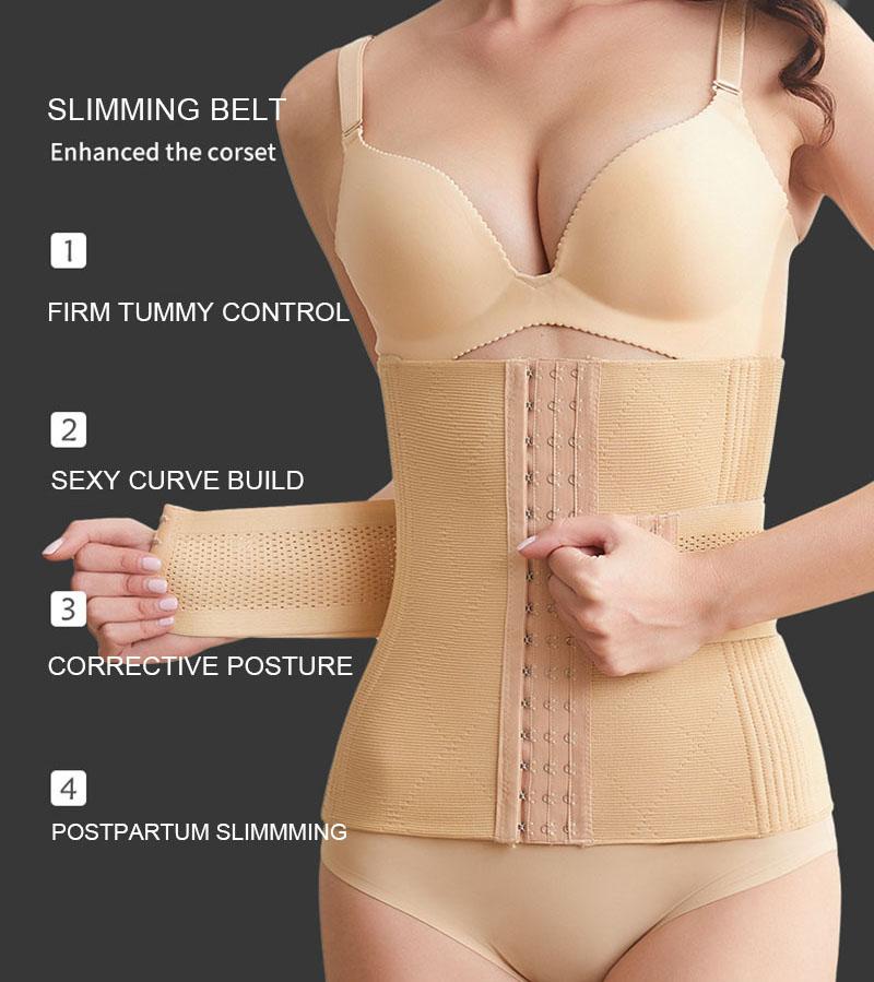 XXS XS Vòng Eo Thon Gọn Huấn Luyện Nữ Người Mẫu Dây Tập Toàn Thân Bụng Giảm Cân Corset 16 Xương Thép Dây Kéo Tập Bụng Tummy Trimmer định