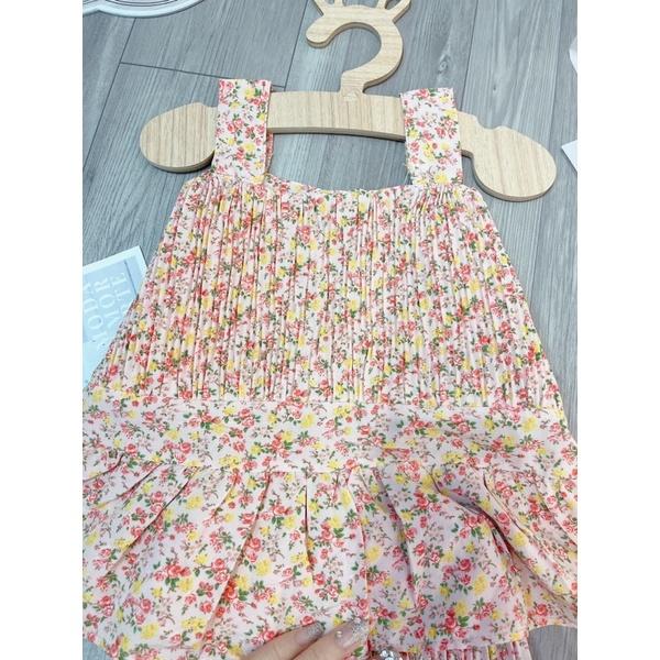 Set đồ bé gái, đồ bé gái hoa thời trang VyVy Kids Fashion
