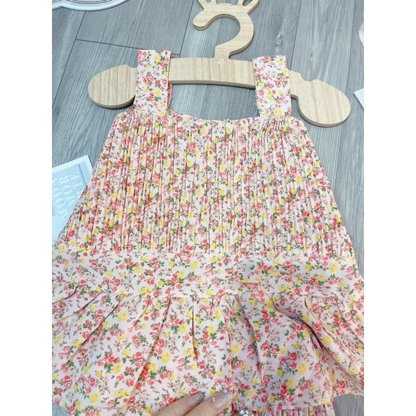 Set đồ bé gái, đồ bé gái hoa thời trang VyVy Kids Fashion