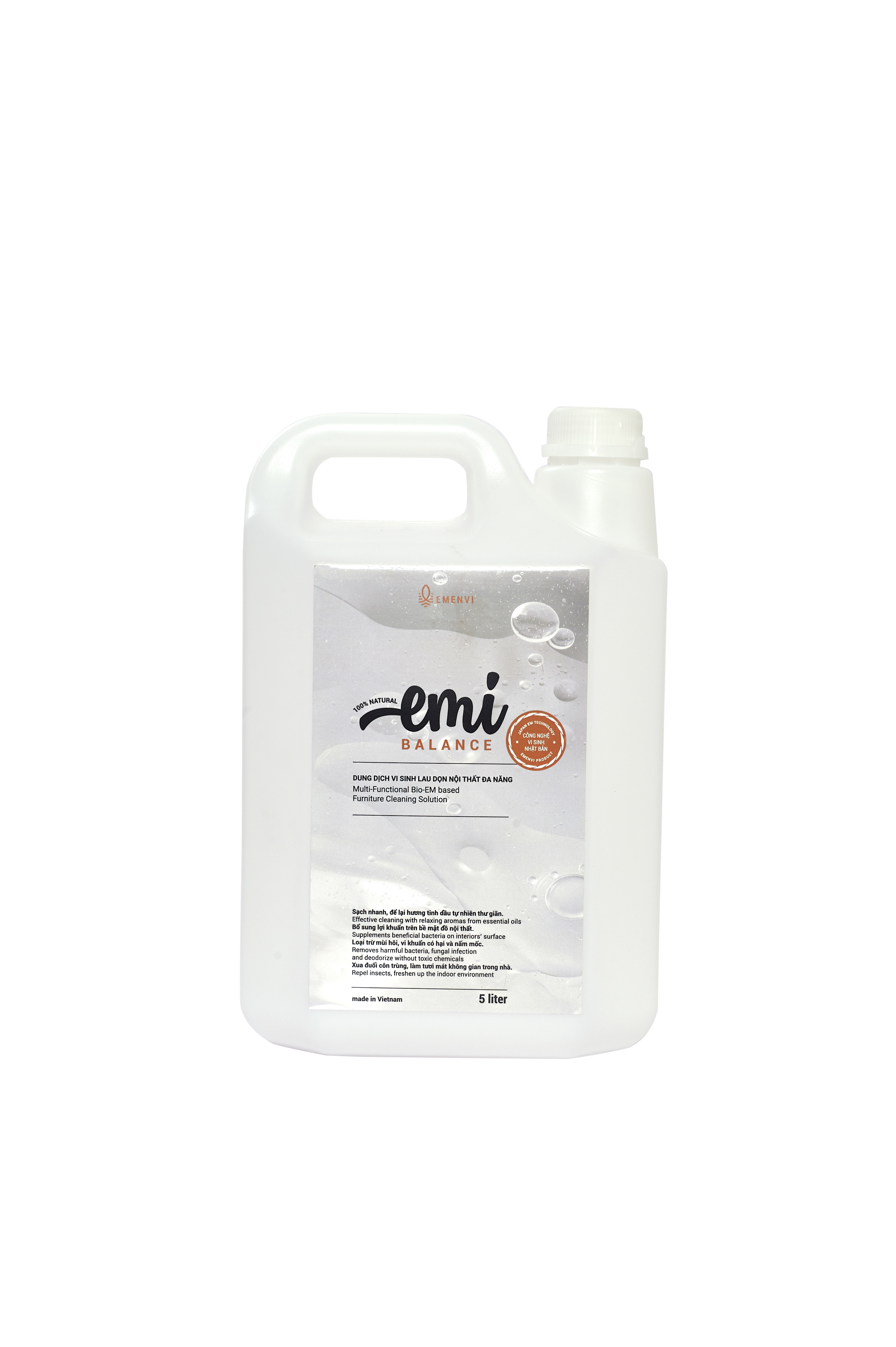 Nước lau dọn nội thất đa năng Emi Balance 5L