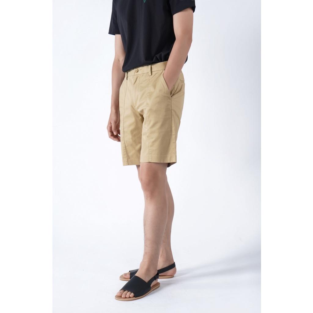 QUẦN SHORT KAKI rã thân trước. STRAIGHT FORM - 10S21PSH010 LASTORE MENSWEAR