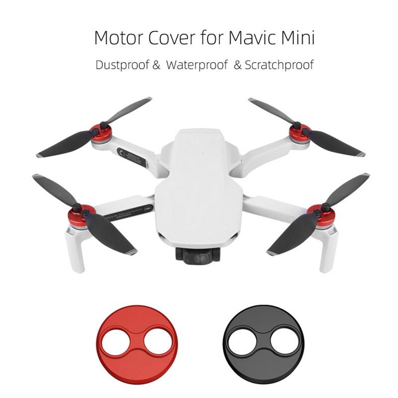 4 Pcs Aluminum Alloy Engine Cover Dustproof Motor Protector Motor Plugs For Mavic Mini Drone Accessories ELEN