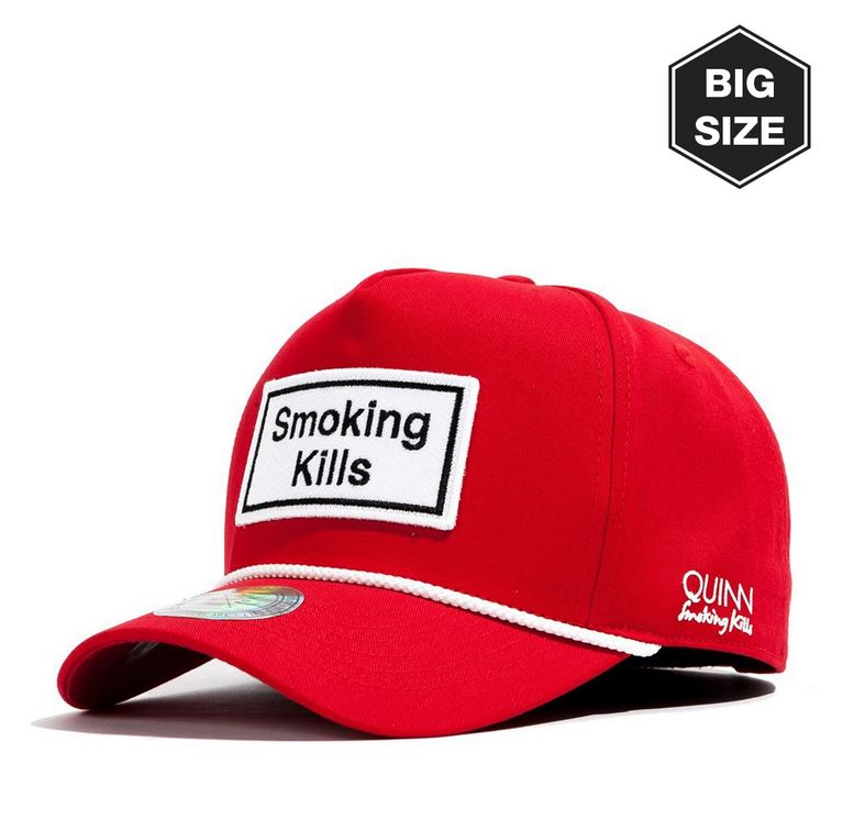 PREMI3R Mũ lưỡi trai Nón Dtype FLIPPER SMOKING Mũ lưỡi trai phong cách hàn quốc nón thương hiệu chính hãng