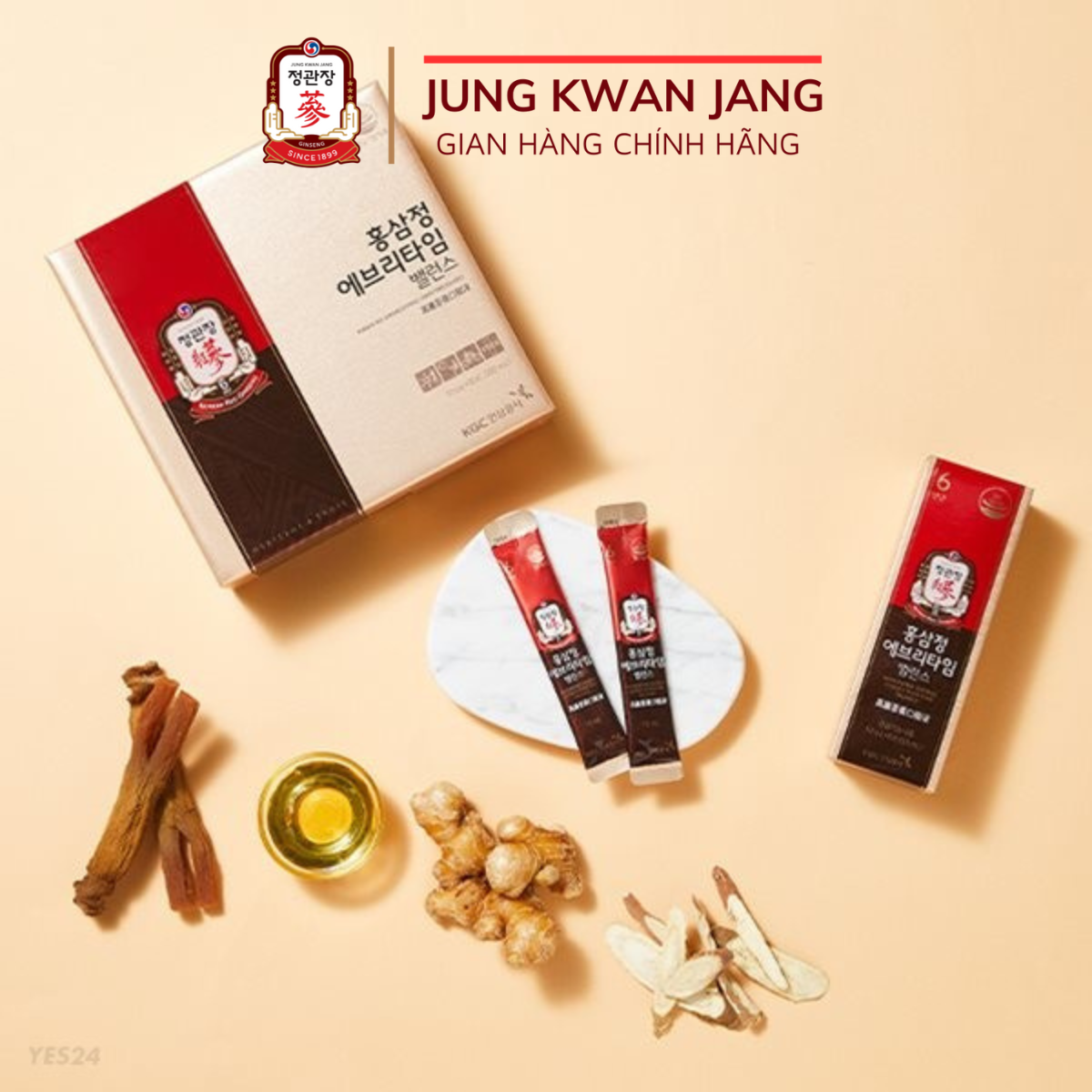 Tinh Chất Hồng Sâm Pha Sẵn KGC Jung Kwan Jang Everytime Balance 20 Gói