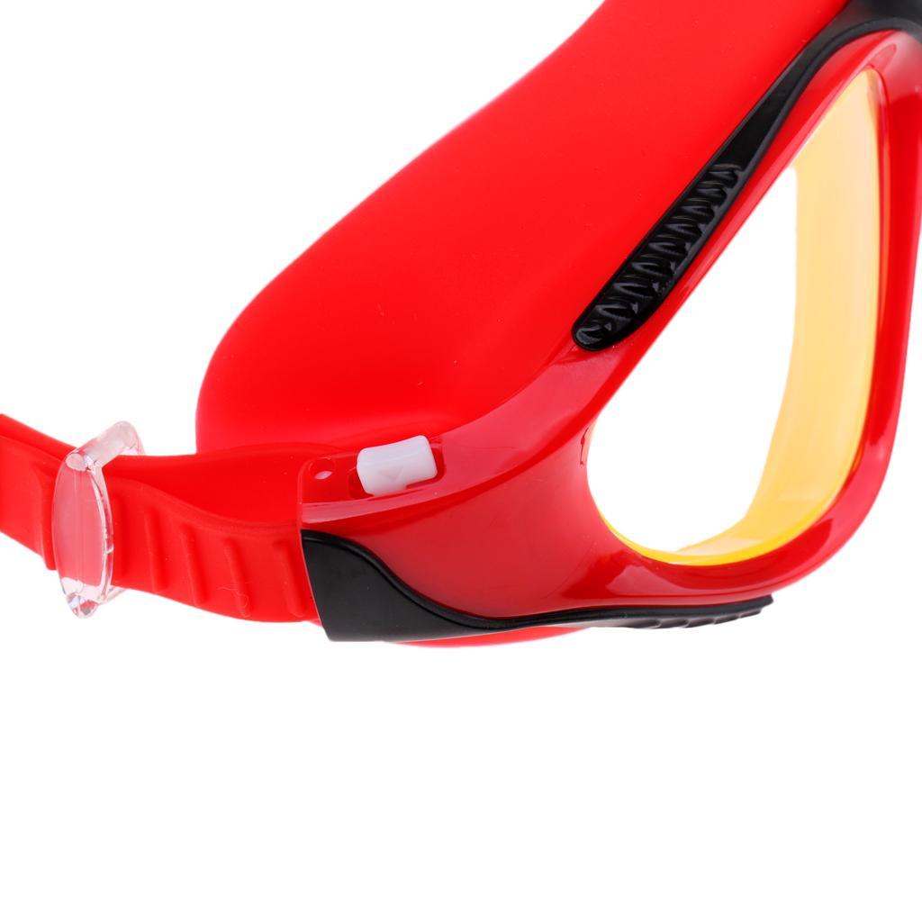 Adjustable Adult Swim Race Swimming Goggles Glasses Anti Fog UV Protection with Ear Plug + Protective Case