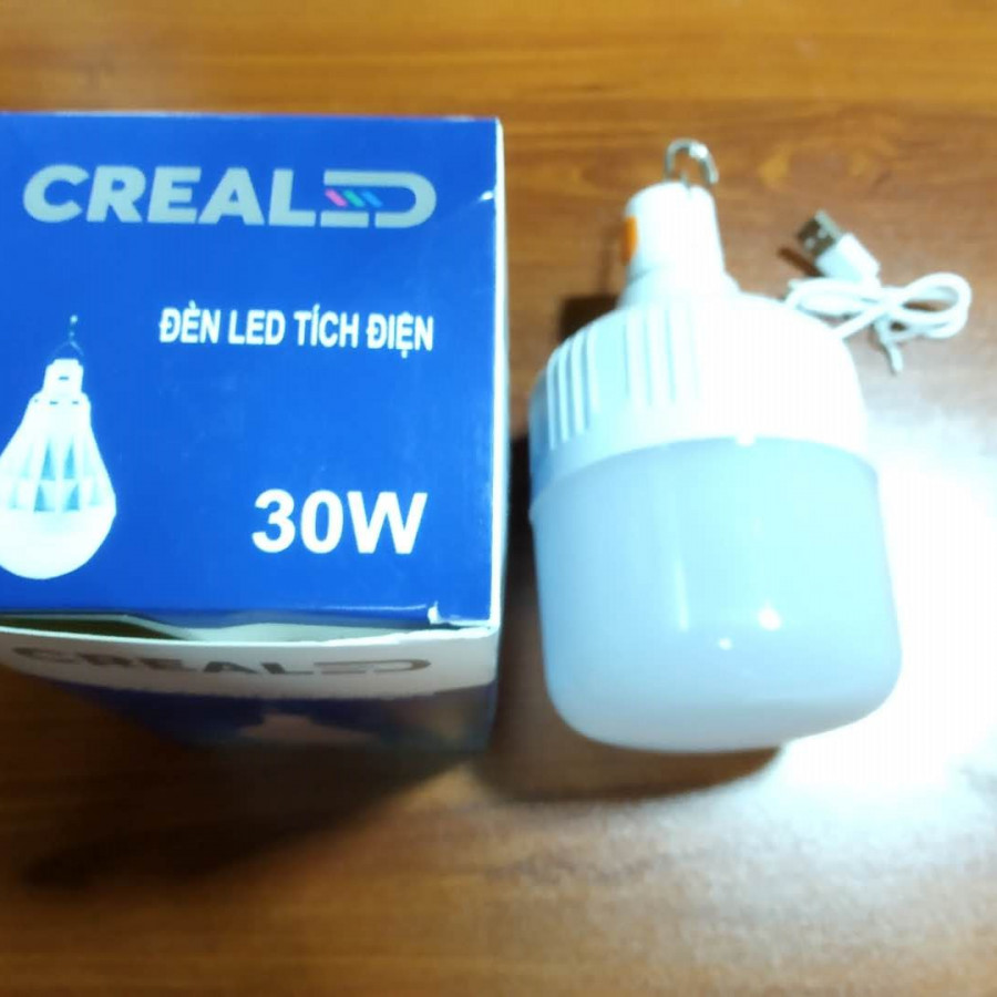 CREALED Đèn led sạc tích điện 20W/30W/50W/60W giải pháp tiết kiệm điện