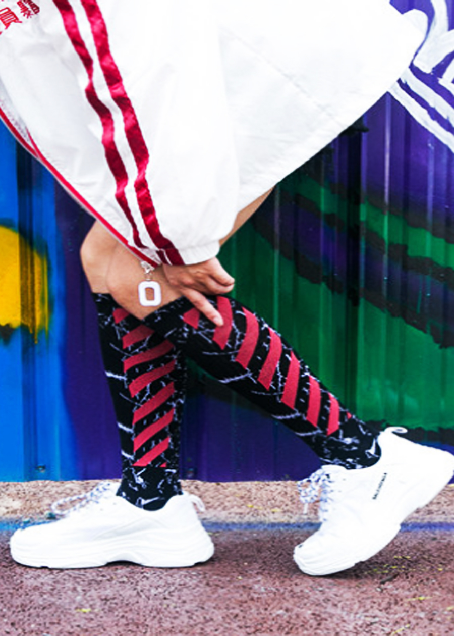 Tất OFF WHITE Size Gối Cao Cấp - Nam/Nữ