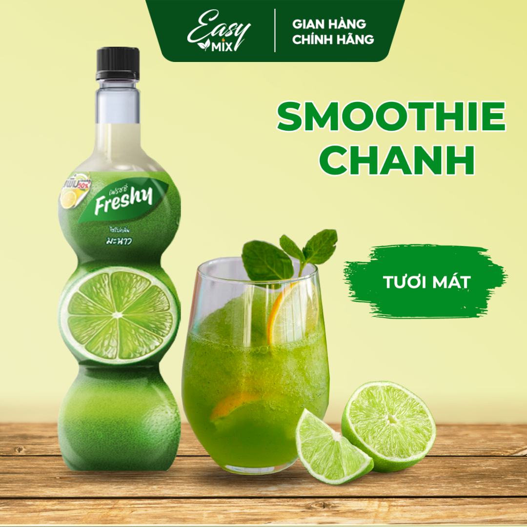 Mẫu Thử Siro Freshy Nguyên Liệu Pha Chế Trà Sữa Chai 50ML