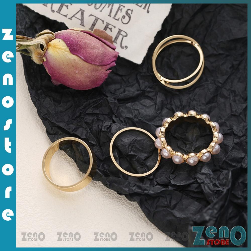 Bộ nhẫn ZenO 4 nhẫn N07 phá cách và cổ điển