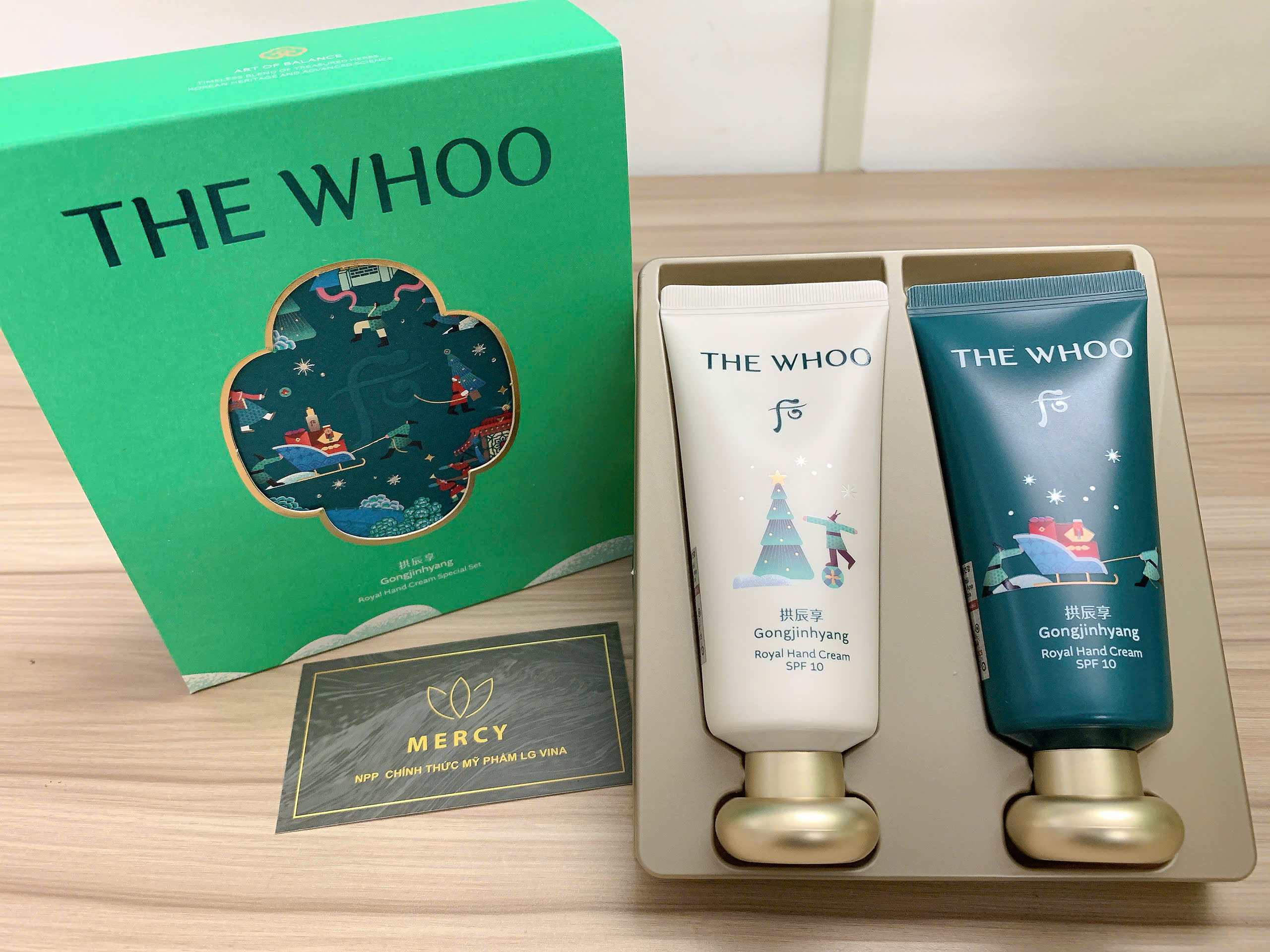 Bộ kem dưỡng da tay Whoo GJH Royal Hand Cream Set