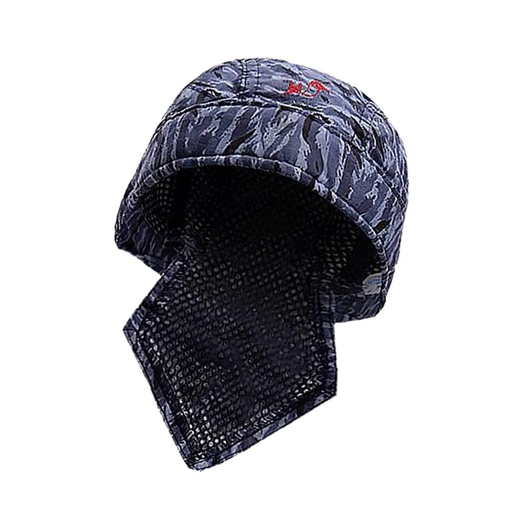 6 Pack Welder Protective Hats Caps Scarf Welder Flame Retardant Cotton