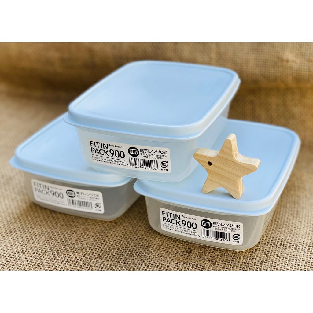 Bộ 11 hộp nhựa nắp dẻo 150ml ,300ml, 600ml, 900ml, 1350ml, 2200ml Fitin Pack
