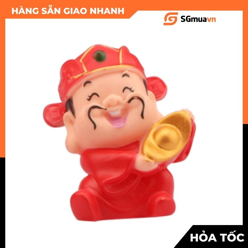 Mô hình Ông Thần Tài trang trí nhà cửa, trang trí bánh kem, lễ hội