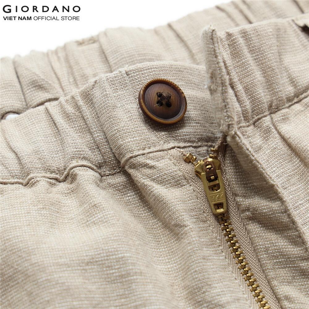 Quần Lửng Linen Nam Giordano 01121202