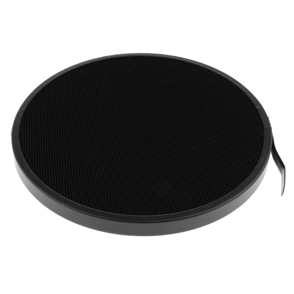 10° Honeycomb  for 7-inch Reflector Diffuser Lamp Shade Dish Black