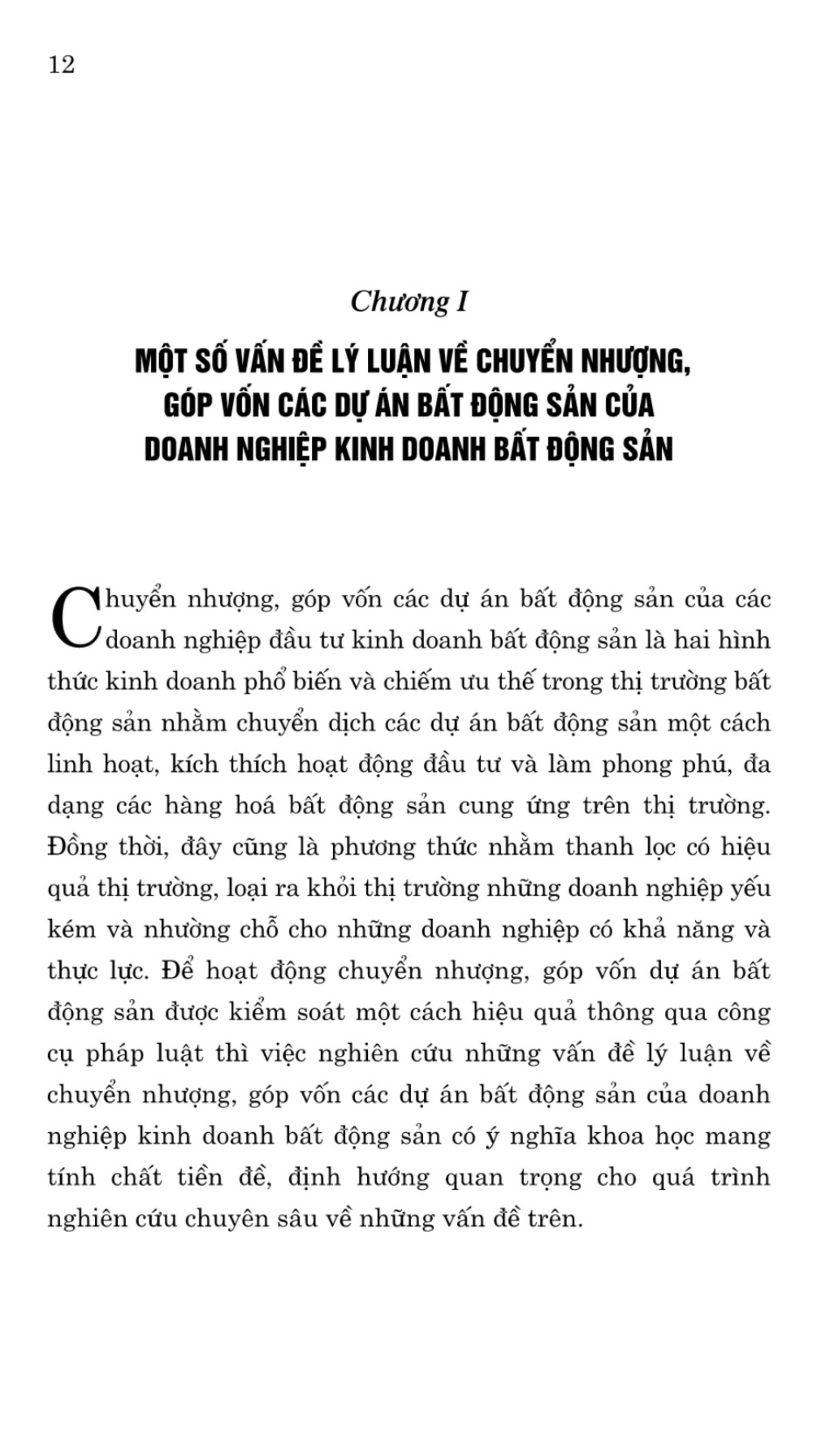 Pháp luật về chuyển nhượng, góp vốn các dự án bất động sản của doanh nghiệp kinh doanh bất động sản (Sách chuyên khảo)