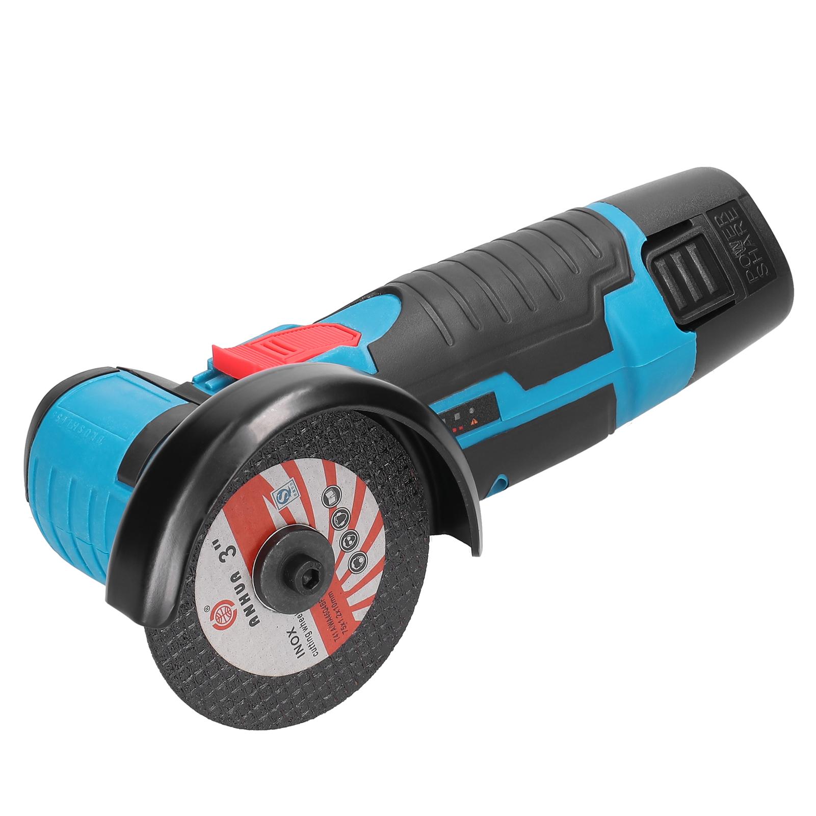 19500rpm Electric Grinding Machine Handheld Multifunctional Angle Grinder for Cutting Polishing Ceramic Tile Wood Stone Steel