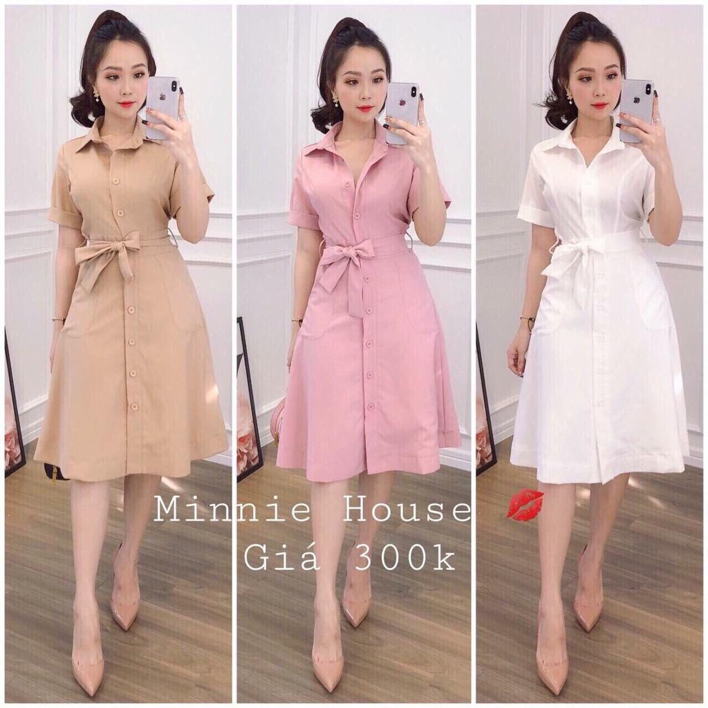 ĐẦM SƠ MI TAY LỠ HÀNG NHẬP QUẢNG CHÂU CAO CẤP
