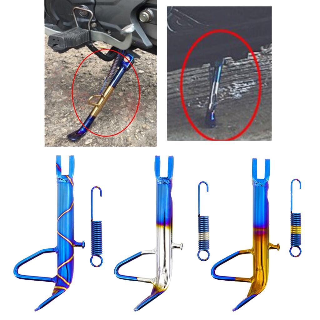 Universal CNC Motorcycle Kickstand Side Stand Support Leg Prop Post