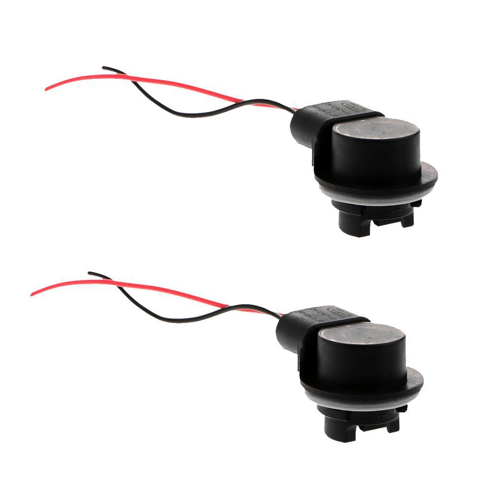 2 Pieces 3156B Bulb Socket Car Light Harness Wire Plug Adapter