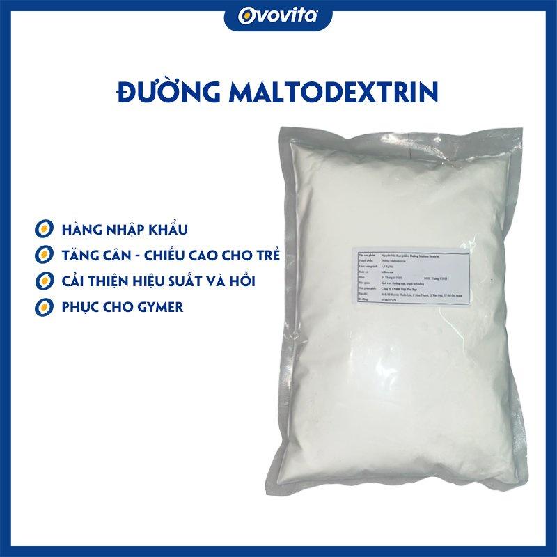 Đường Maltodextrin Xuất Xứ Indonesia, Trung Quốc, Pháp Đóng Gói Túi 1kg - Hàng Nhập Khẩu Chất Lượng Cao