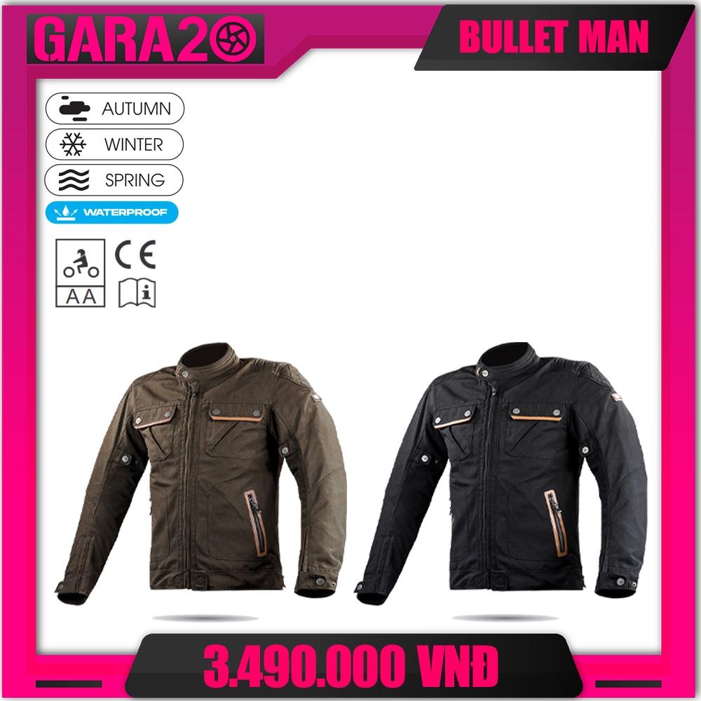 Áo Thời Trang Bảo Hộ Lái Moto, Xe Máy LS2 Bullet Man - GARA20