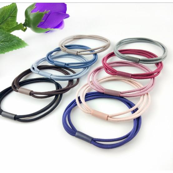 Hộp dây buộc tóc 3 dây Hàn Quốc - Siêu rẻ đẹp