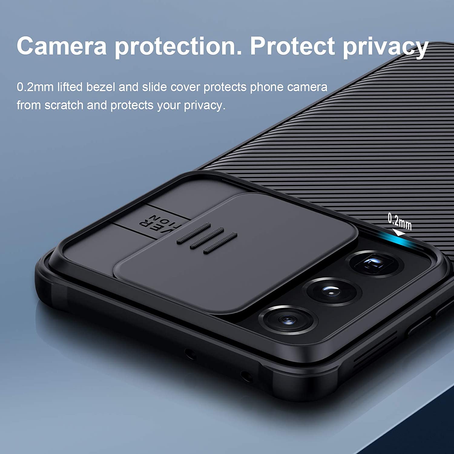 Ốp lưng Nillkin Camshield cho Samsung S21 - S21 Plus - S21 Ultra, che camera - Hàng nhập khẩu